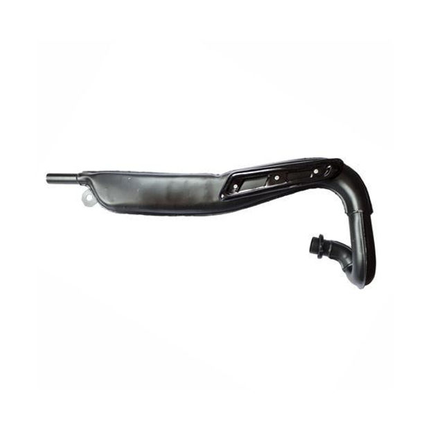 Imagen de Escape Suzuki Ts185 Negro Tipo Original