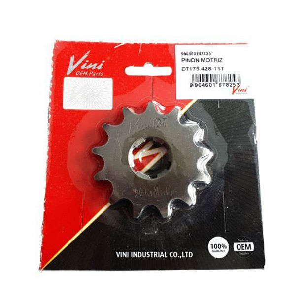 Imagen de Piñon Motriz 428H 13D Dtk Ybr125 Xtz125 Xt225 Yamaha Ax100 Suzuki  Gixxer150 Ts125 vini