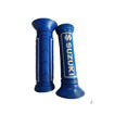 Imagen de Manillar Grips Puños De Moto Logo Suzuki Ts125 Ts185 Ax100 Gn125 Bugallo