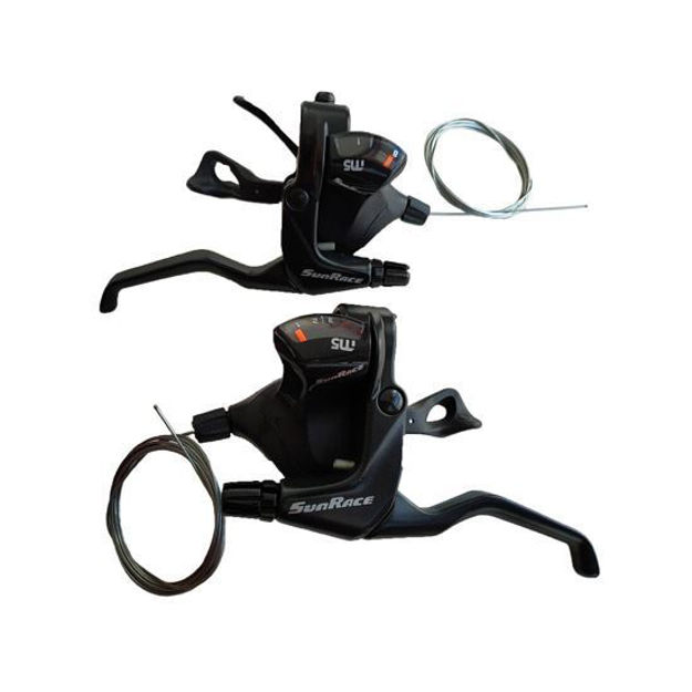 Imagen de Palancas Cambio Automaticas M500 8V Sunrace