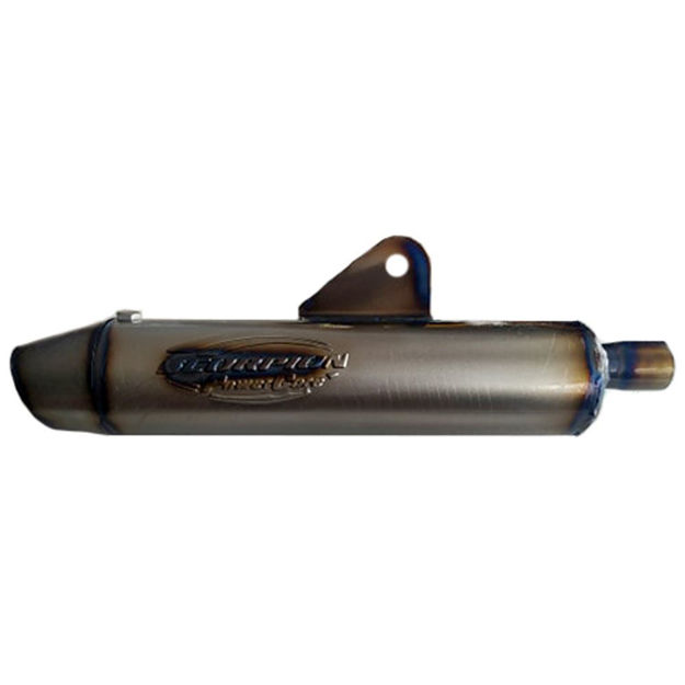 Imagen de Silenciador Suzuki Ts185 Ts125 Estilo Quemado Escorpion