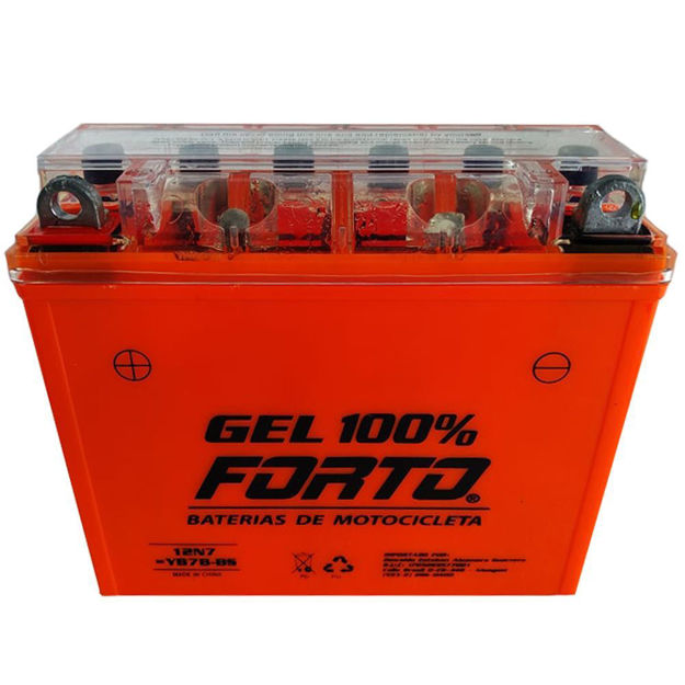 Imagen de Bateria de Gel Naranja YB7B-BS 12N7 Forto