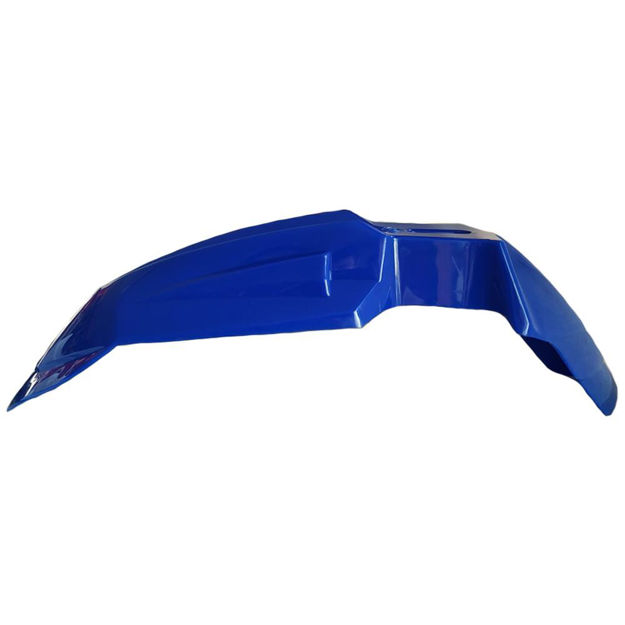 Imagen de Guardafango Delantero Enduro  Azul Universa Lazer Adapatable Yamaha Dtk175 Dt200 Xtz125 Suzuki Ts185 Ts125 Dr200 Honda Xl200 Xr250 Tornado