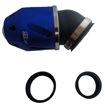 Imagen de Filtro Aire Conico Universal Carbono Azul Plateado Xtreme