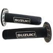 Imagen de Manillar Grips Puños De Lujo Moto Logo Suzuki Ts125 Ts185 Ax100 Gn125 Dr200 Gixxer
