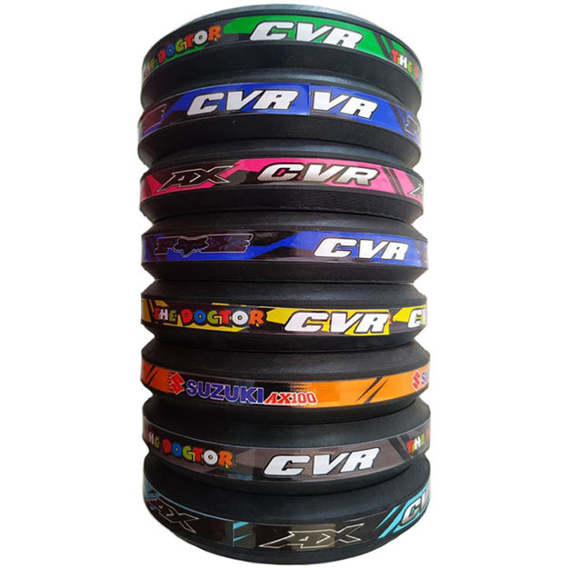 Imagen de Caucho Sliders Mofle Escape Yamaha V80 Rx100 Rx115 CRYPTON 115 LIBERO 110  Con Banda