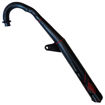 Imagen de Escape Ax100 Negro  Filo Rojo Escorpion