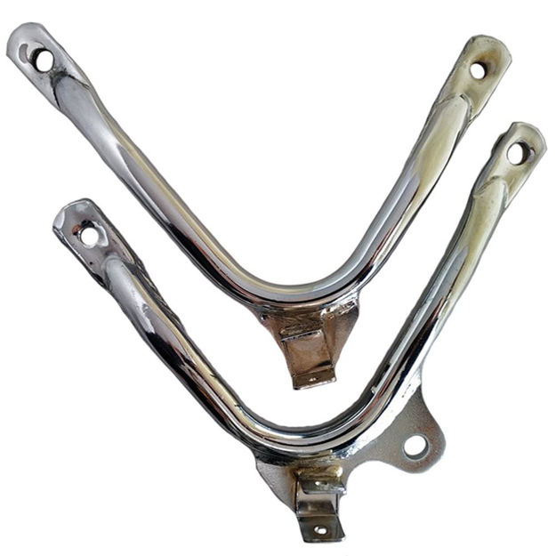 Imagen de Base Reposapies Aereos Yamaha Rx100 Rx115 Cromado