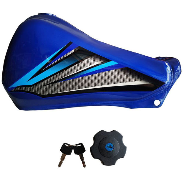 Imagen de Tanque Gasolina Yamaha Dtk Azul Modelo Nuevo