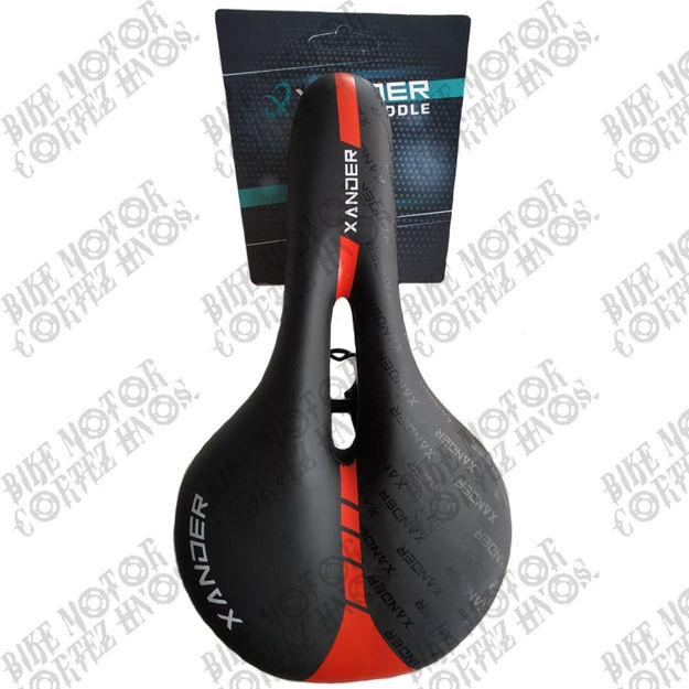 Imagen de Montura Mtb Negro Rojo Antiprostatica Xander