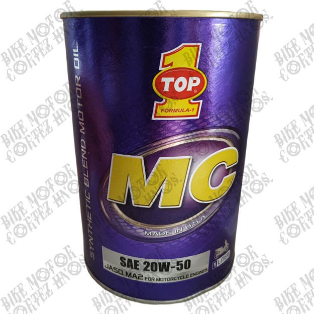 Imagen de Aceite 4T Semi Sintetico 20W50 TOP1 DTK Ts125 Ts185